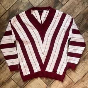PRETTYGARDEN Women's Fashion Long Sleeve Striped Color Block Knitted Sweater